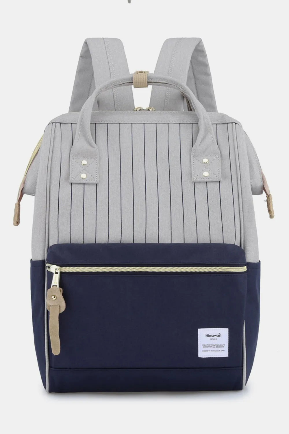 Himawari Waterproof Canvas Backpack Bag With Side Pockets