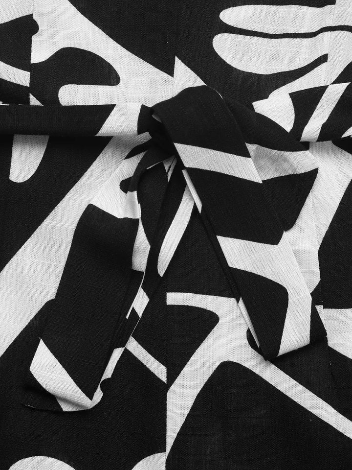 Printed Sleeveless Wide Leg Jumpsuit