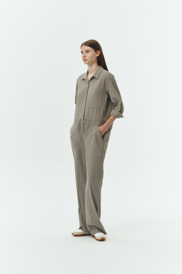 Khaki Gray Saige Jumpsuit