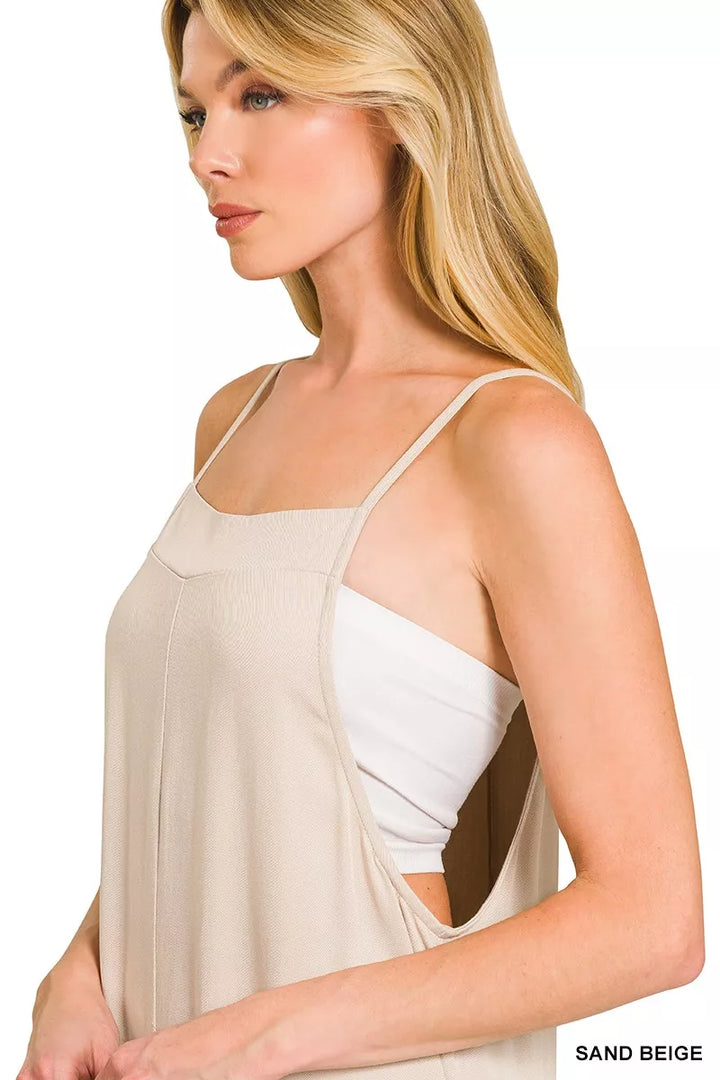 Zenana Rayon Woven Wide Leg Jumpsuit 2