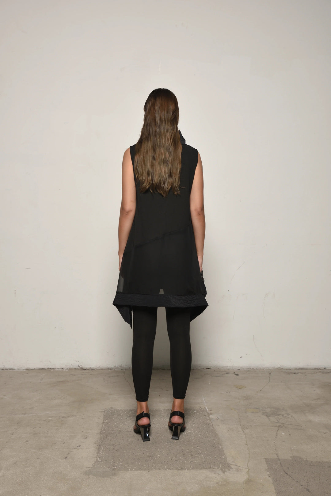 Sleeveless Mix Tunic