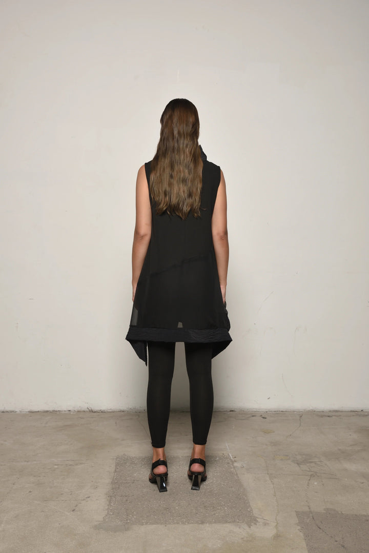 Sleeveless Mix Tunic