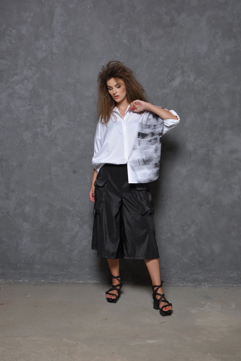 Small Stroke Boxy Shirt