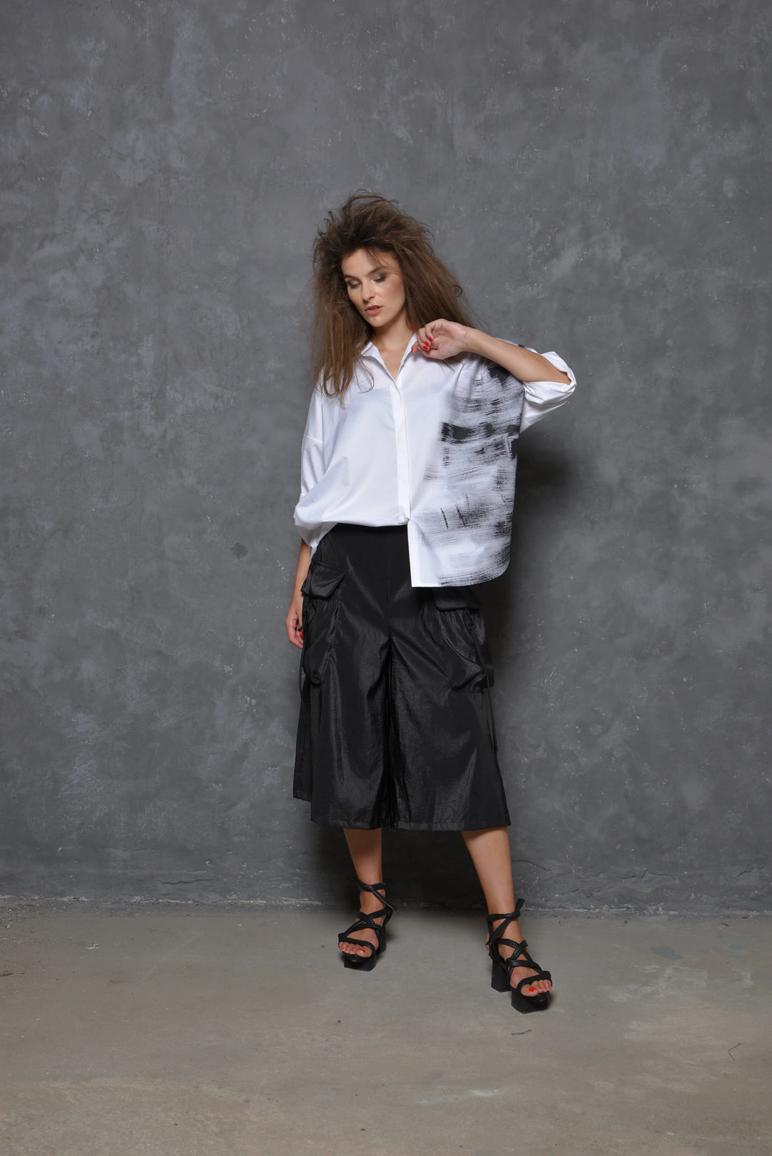 Small Stroke Boxy Shirt