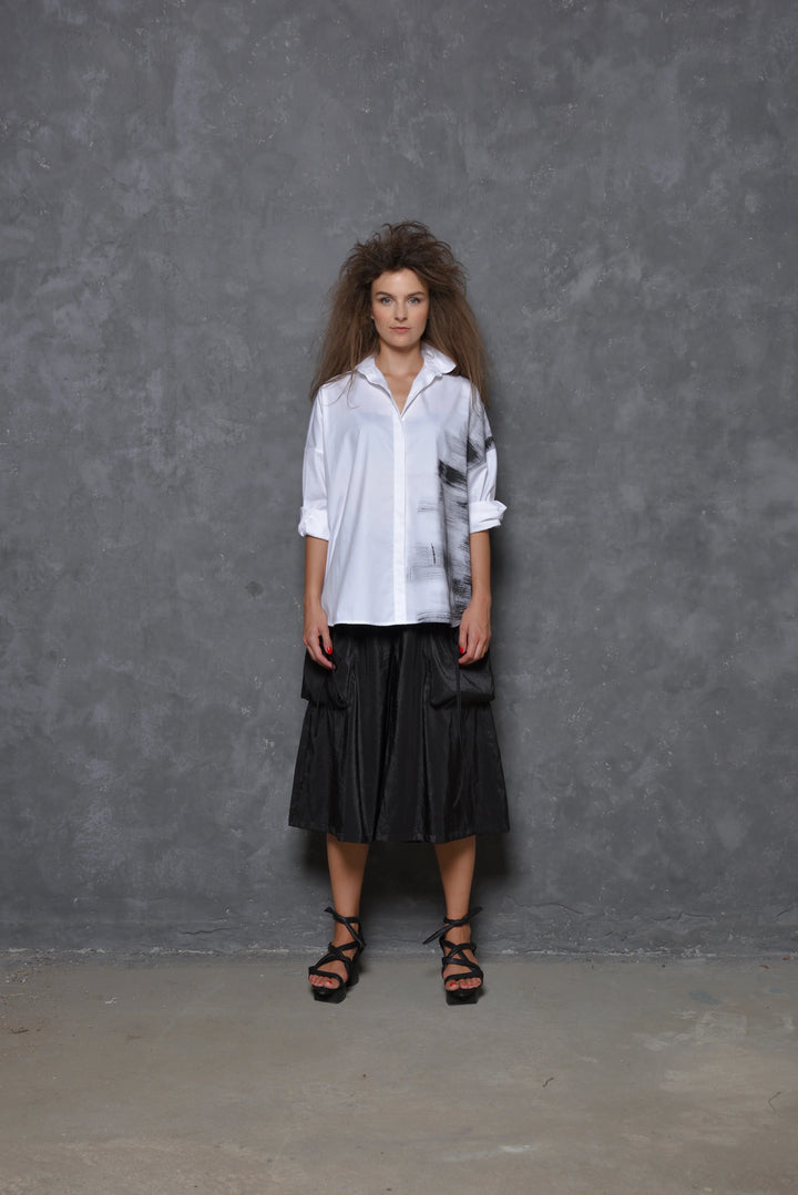 Medium Stroke Boxy Shirt