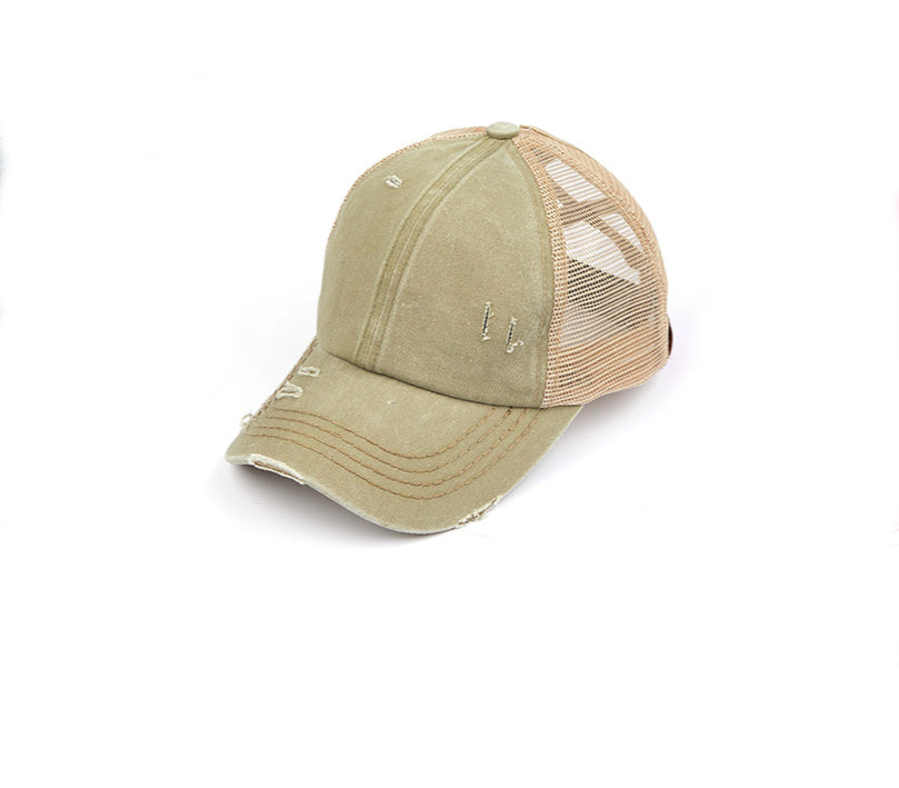 Baby Leopard Cc Criss Cross Ponytail Caps 1