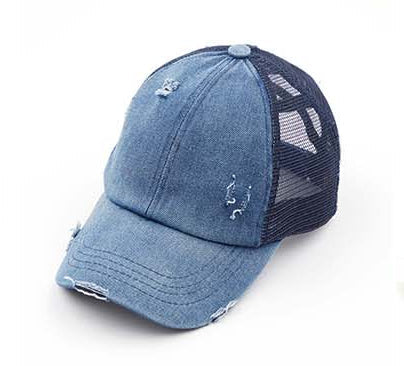 Cc Criss Cross Ponytail Caps 1