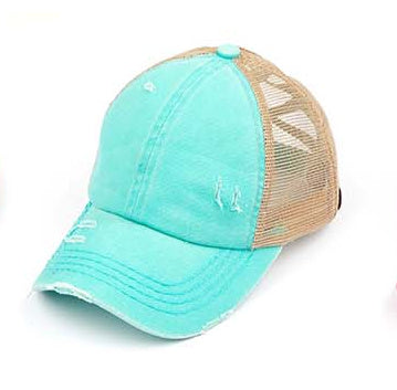 Cc Criss Cross Ponytail Caps 1