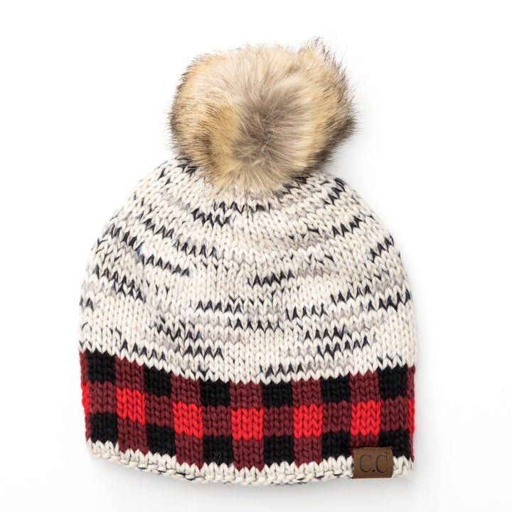 C C® Buffalo Knit Pom Beanie