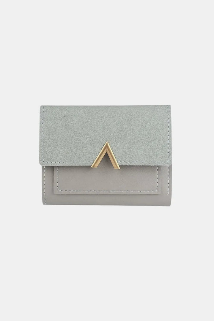 Black Zenana Compact Trifold Wallet