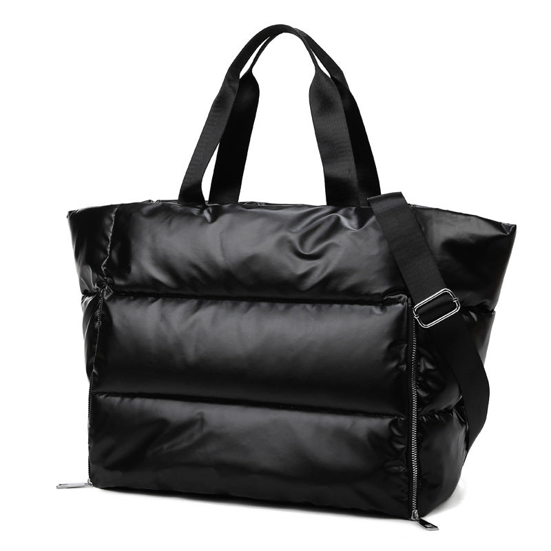Metallic Puffer Tote 1