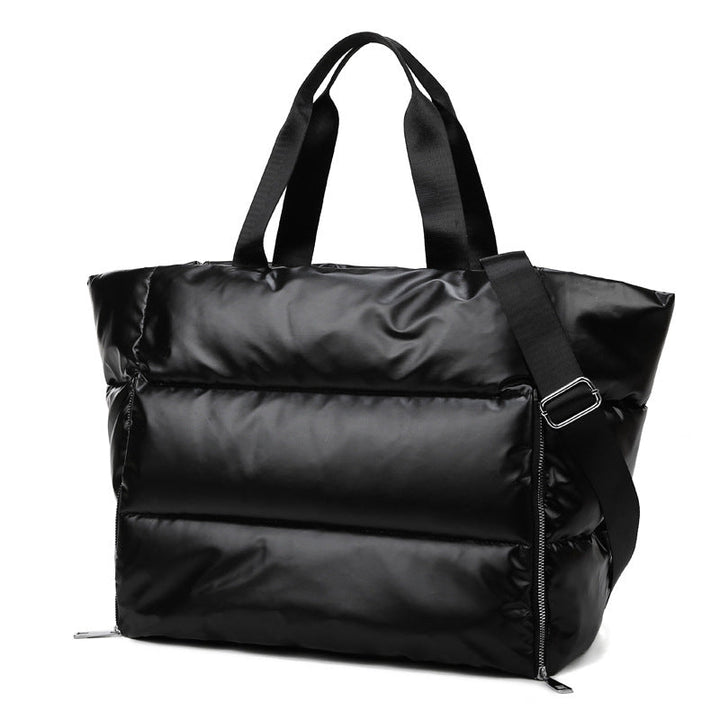 Metallic Puffer Tote 1