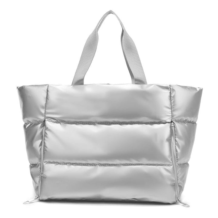 Metallic Puffer Tote 1