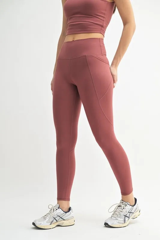 Red Pear Mono B Venice Cloud Light Sculpt High Waisted Leggings 1