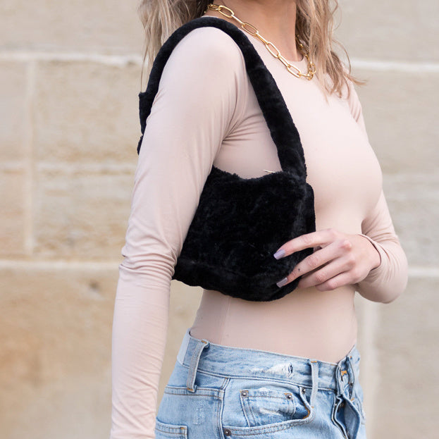 Izzie Plush Shoulder Bag 1