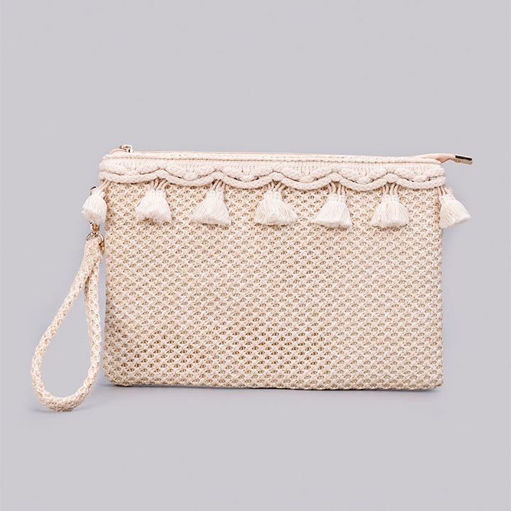 Naya Crochet Tassel Clutch 1