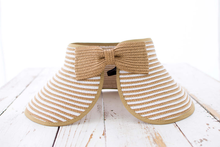 Foldable Bow Stripe Visor 1