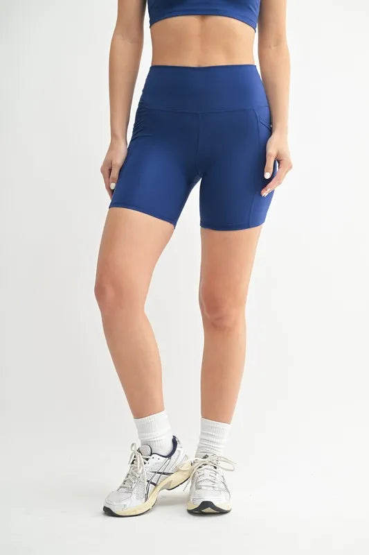Blue Depth Mono B Venice Cloud Light Sculpt Biker Shorts 6