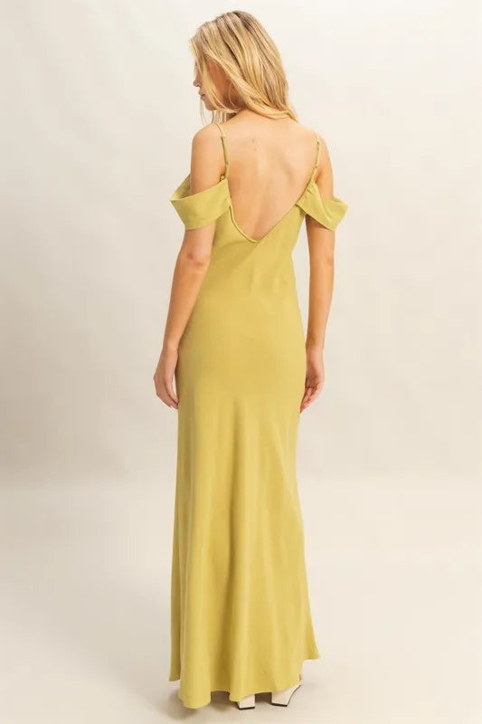 Matcha Hyfve Flattering Fit Cami Maxi Dress