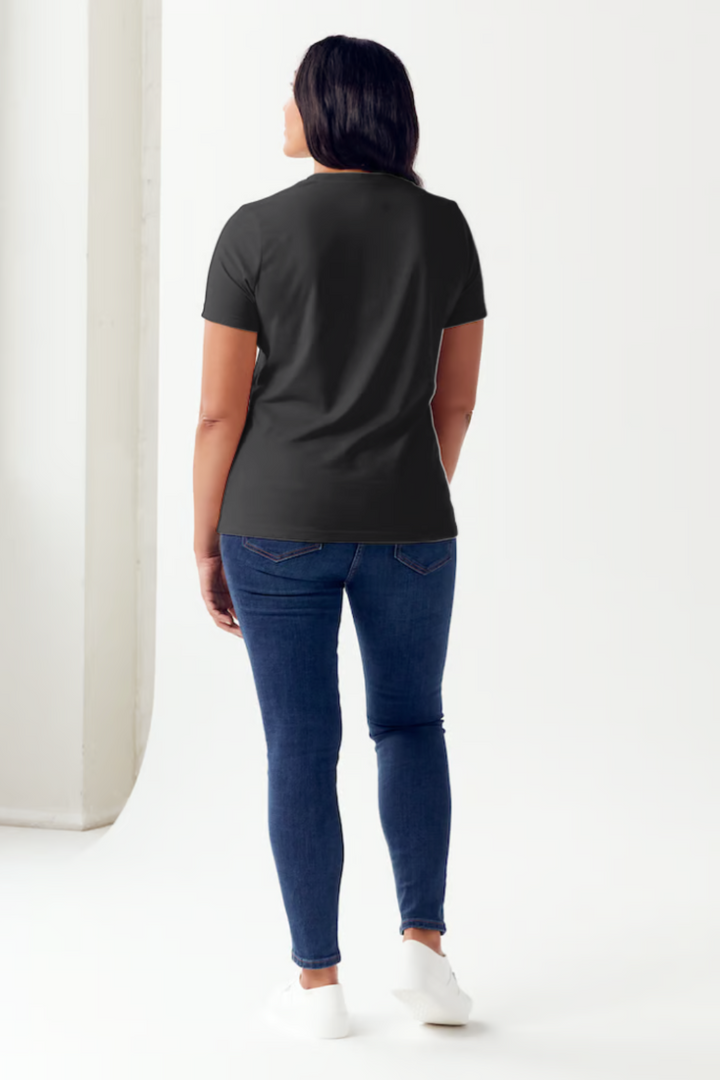 White Simply Love Full Size Slogan Graphic Short Sleeve Tubular T Shirt