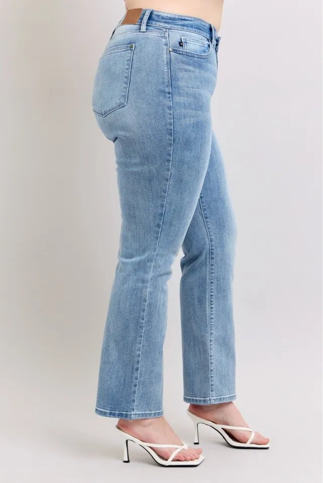 Medium Judy Blue Plus Size High Waist Dad Jeans