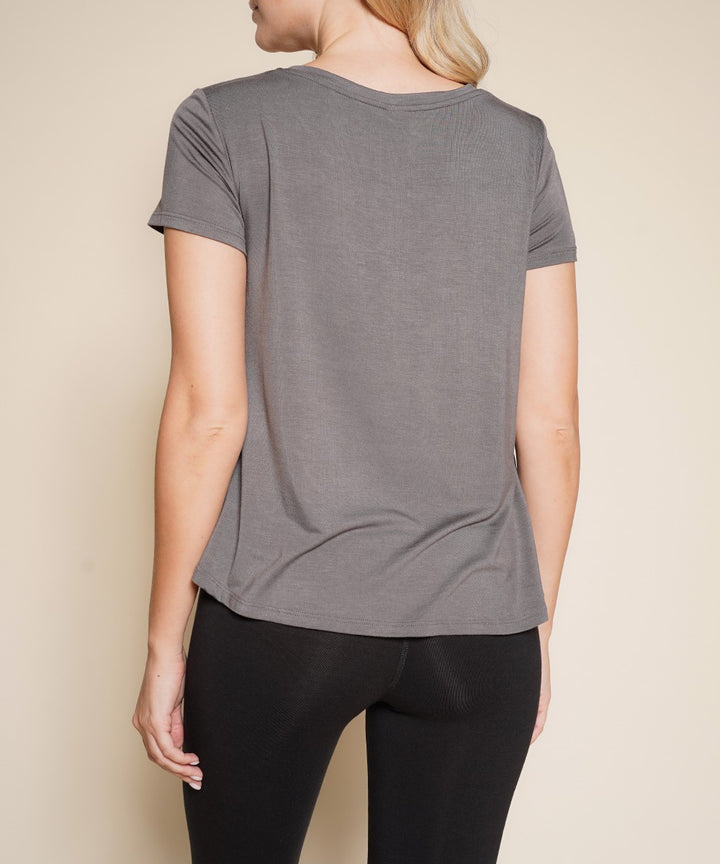 New Mauve Bamboo Classic V Top