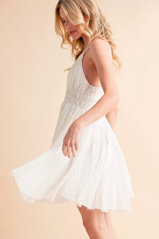 Aemi Co Lace Detail Mini Cami Dress 1