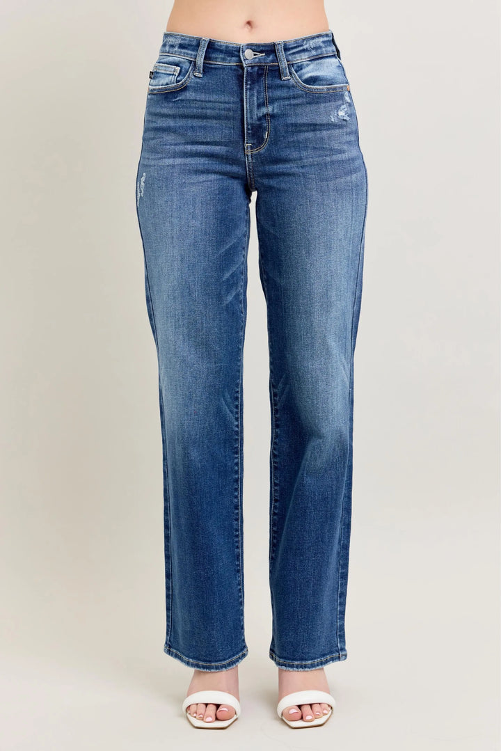 Dk Judy Blue Full Size High Waist 90S Straight Leg Jeans Plus Size