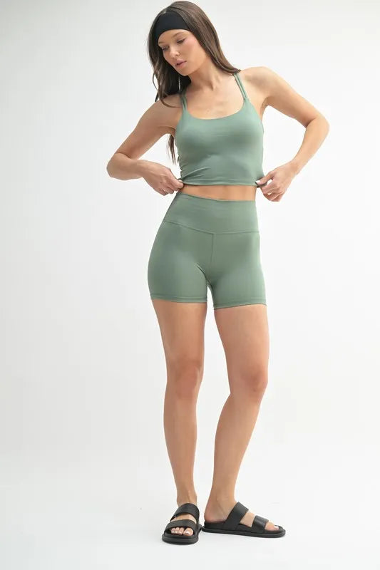 Mono B Venice Cloud Light Crisscross Sports Bra 3