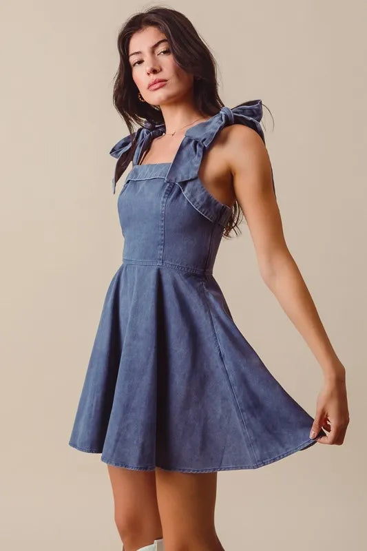 So Me Fit And Flare Washed Gameday Dress 1