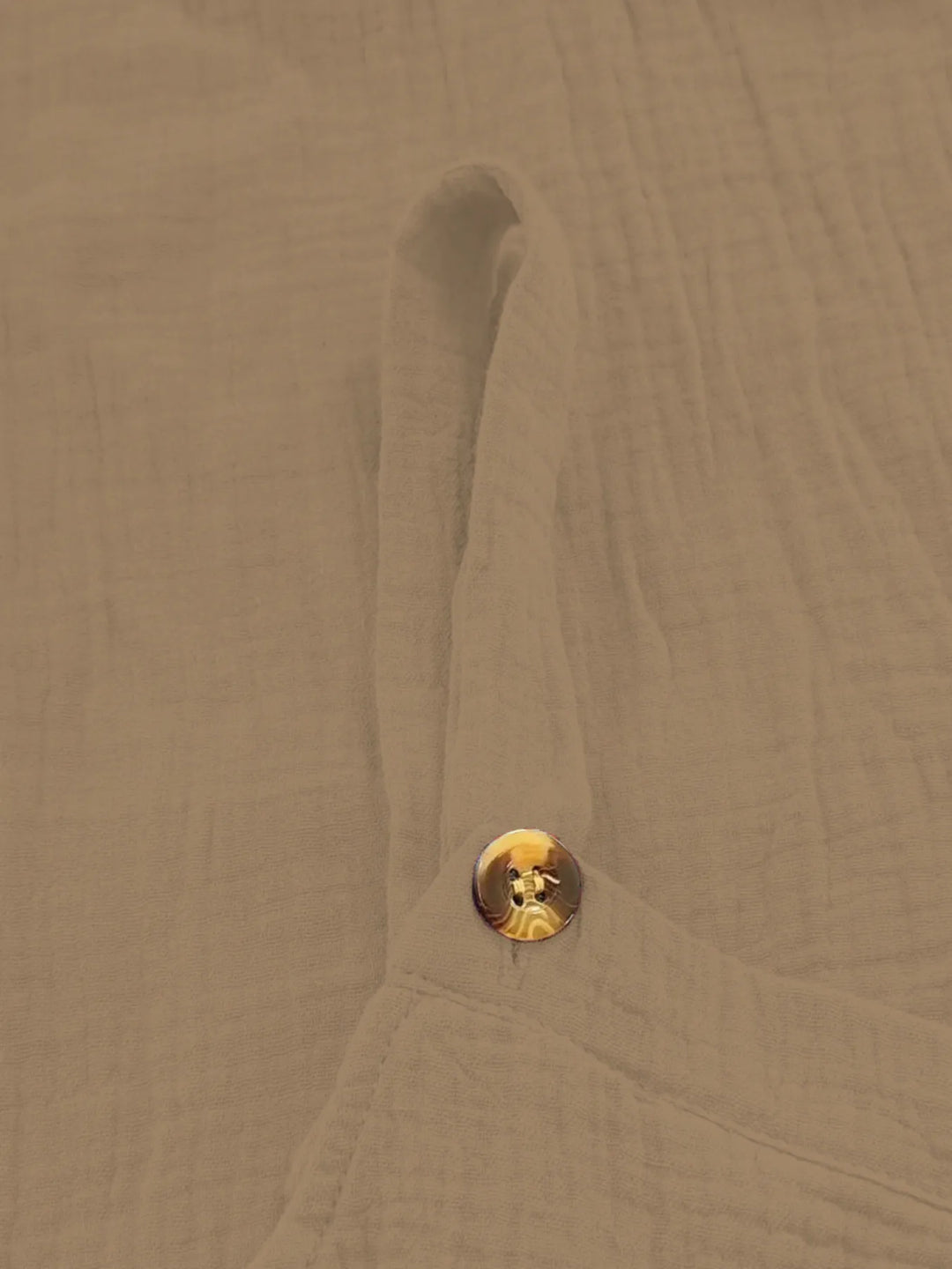 Khaki Full Size Casual Wide Leg Textured Overalls Plus Size