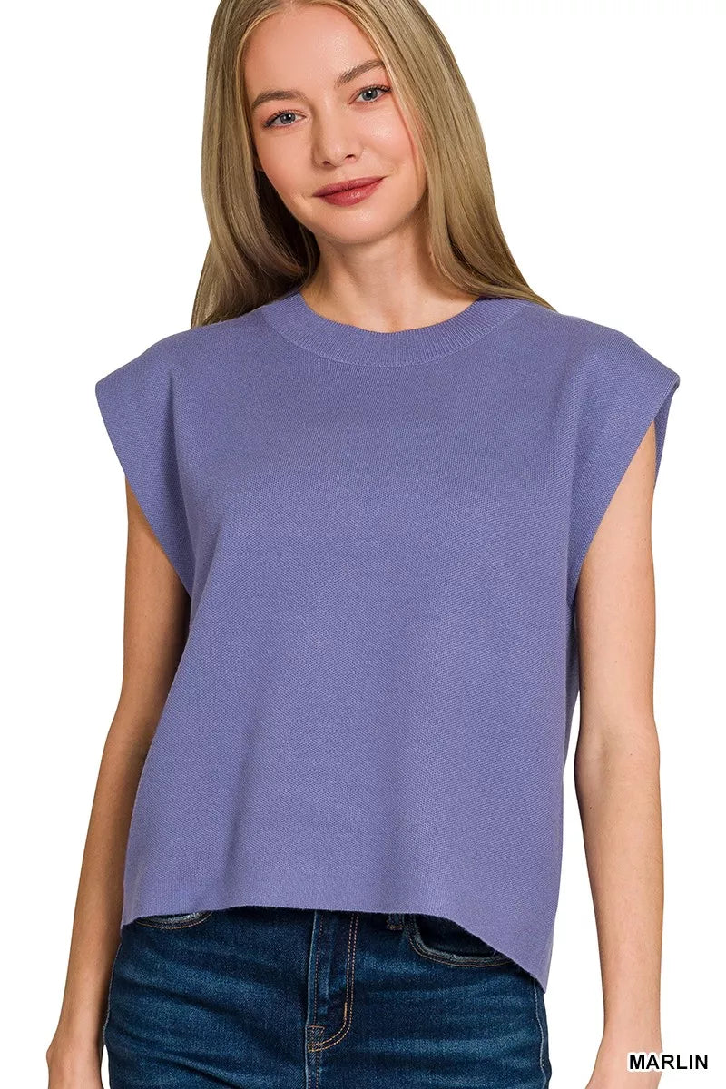 Marlin Zenana Round Neck Viscose Sweater Vest 4