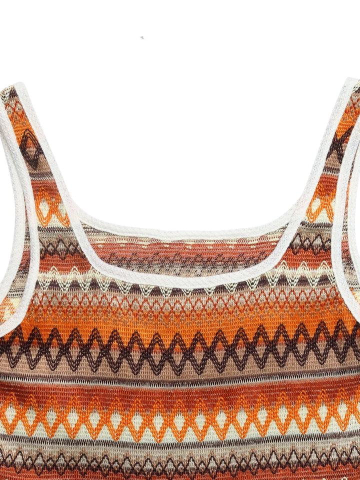 Wide Strap Casual Romper