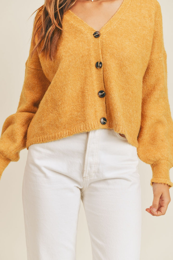 Mable Long Sleeve Button Down Sweater Cardigan 1