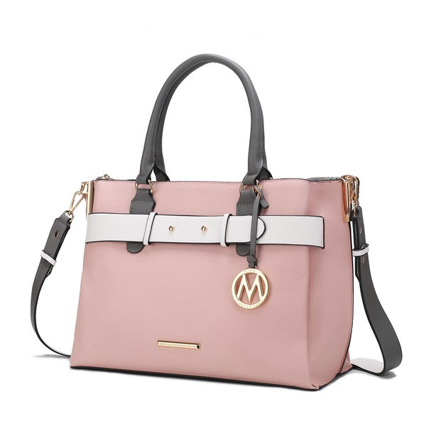 Mkf Jamie Womens Satchel Bag By Mia K