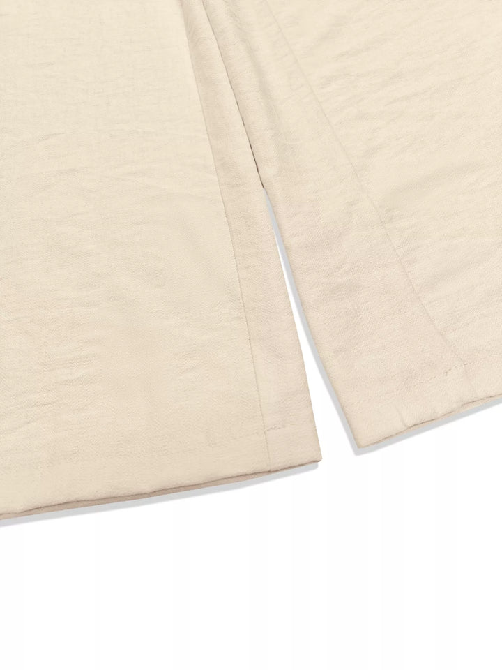 Sleeveless Button Front Wide Leg Jumpsuit