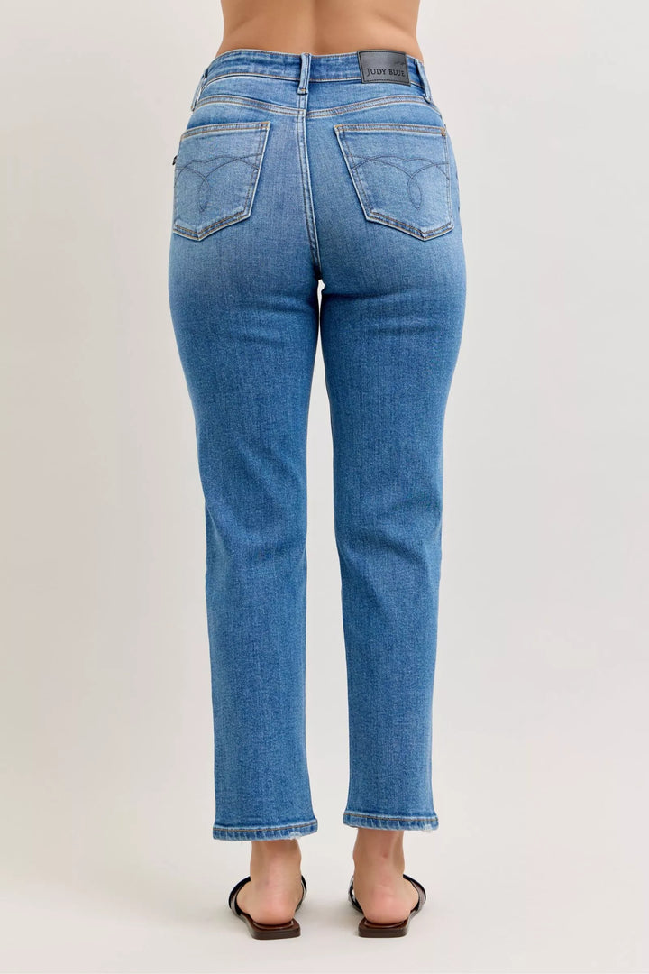 Md Judy Blue High Waisted Straight Leg Jeans