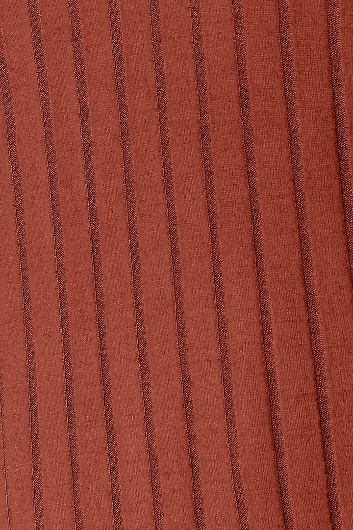 Dark Green Basic Bae Full Size Ribbed Round Neck Slit Knit Top