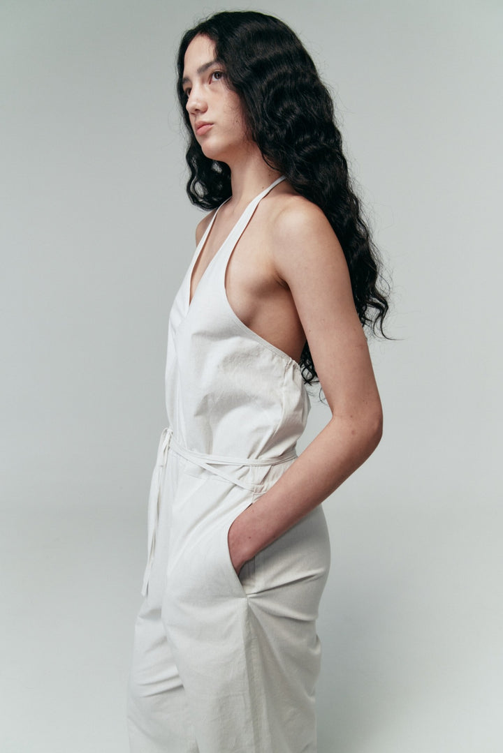 Daisy Stripe Jumpsuit