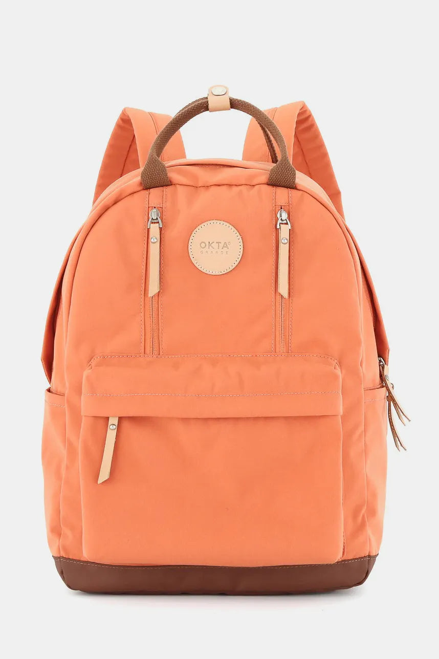 Khaki Himawari Waterproof Backpack Bag With Multilayer Pockets 1