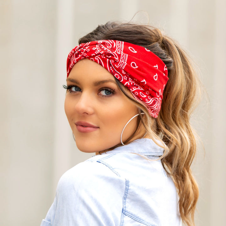 Black Bandana Twist Headwraps