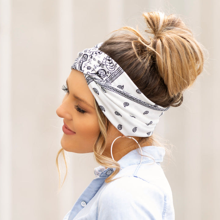 Red Bandana Twist Headwraps