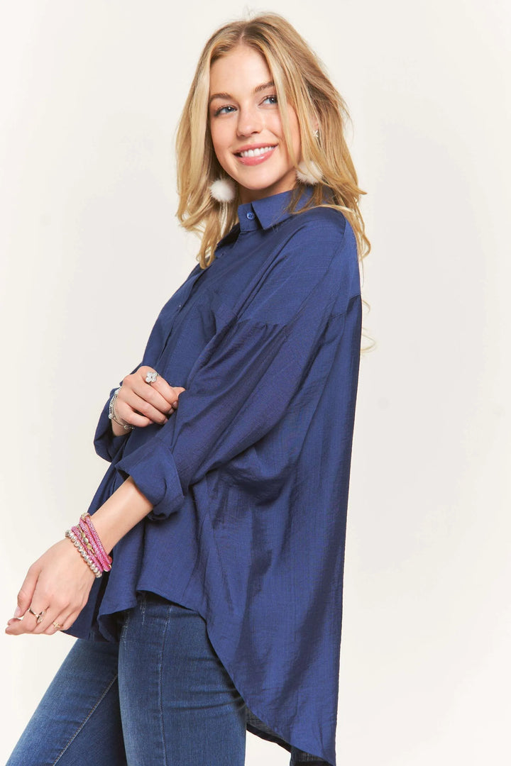 Adora Button Down Linen Shirt