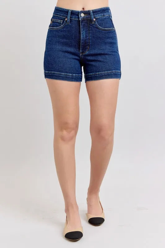 Dk Judy Blue High Waist Tummy Control Denim Shorts