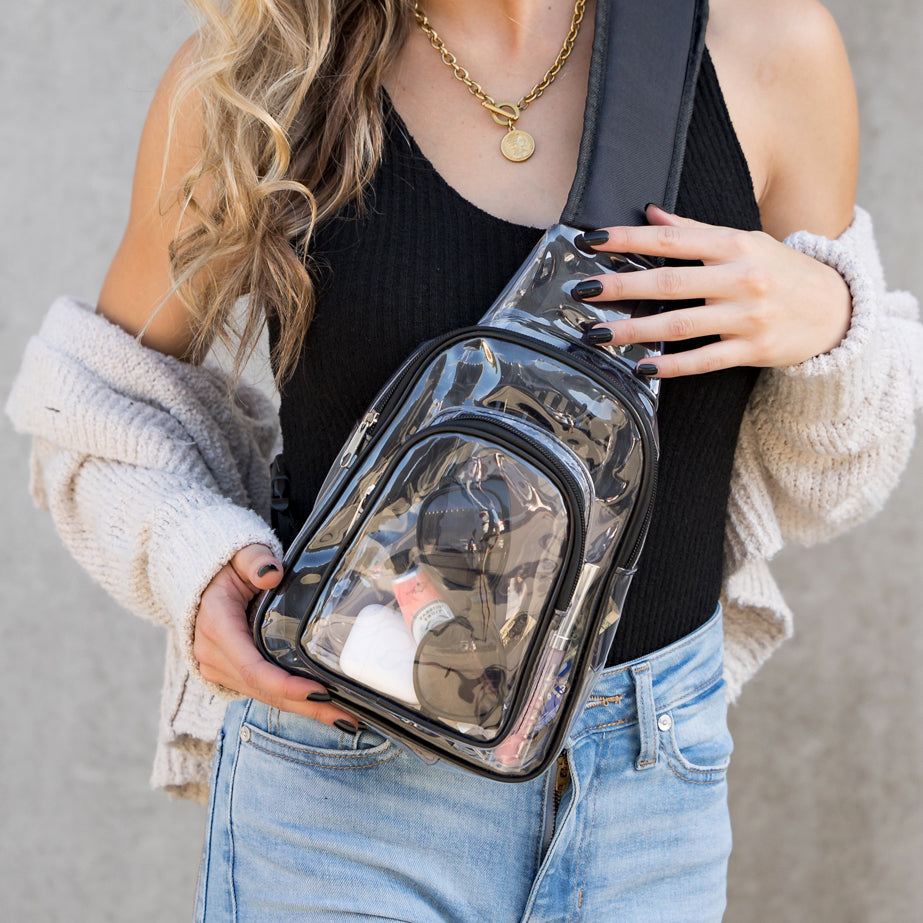 Clear Stadium Sling Bag 1