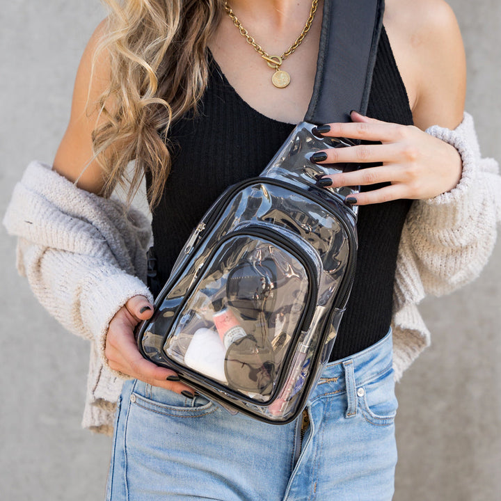 Clear Stadium Sling Bag 1