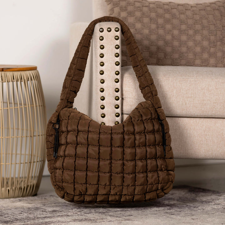 Taylor Quilted Puffer Tote 1