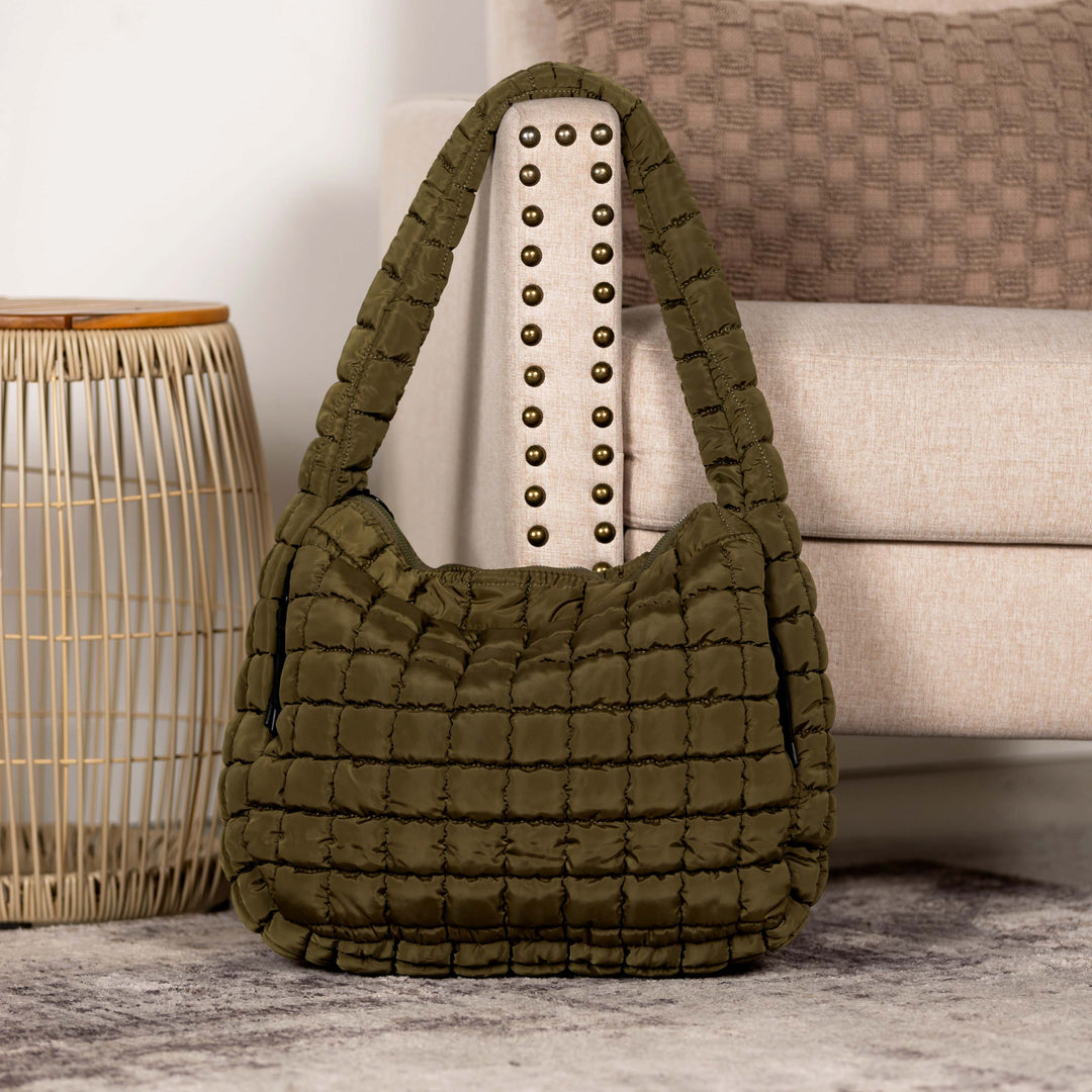 Taylor Quilted Puffer Tote 1