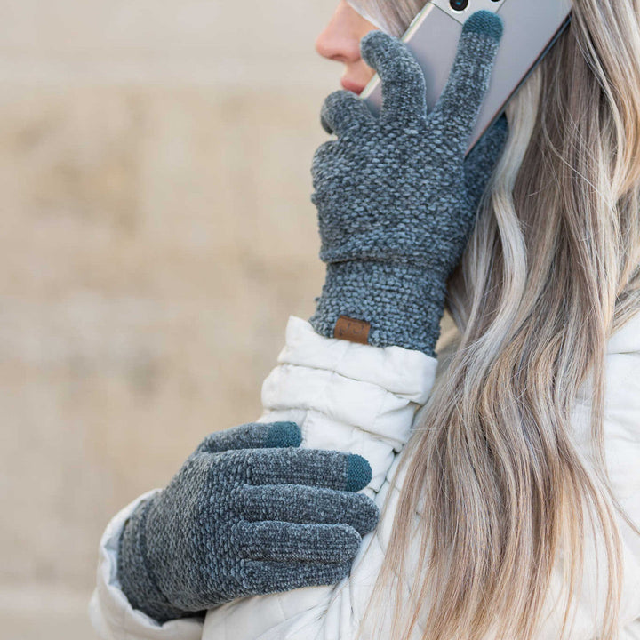 Lt Mel Gray C C® Chenille Touch Gloves
