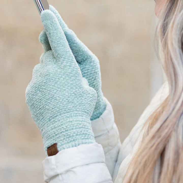 Black C C® Chenille Touch Gloves